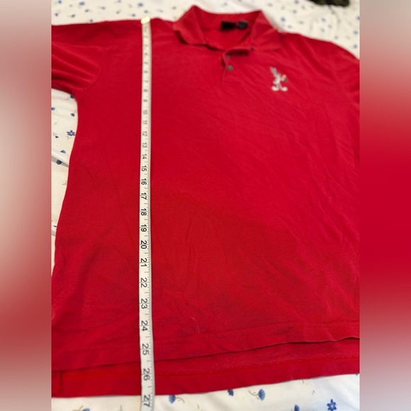 VTG 90s Mens Sz: M Warner Bros Studio Bugs Bunny Polo Shirt Red Looney Tunes. - Picture 4 of 10